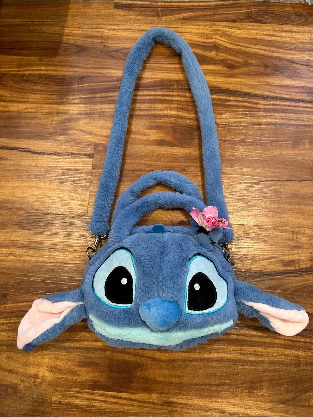 Disney Stitch Plush Crossbody Bag